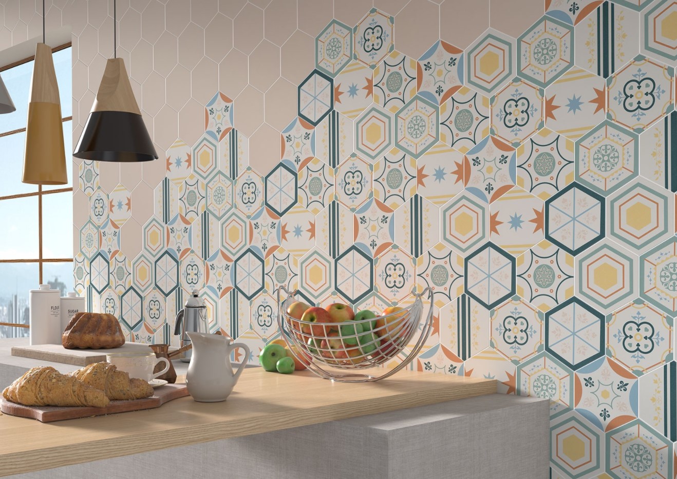 Boom hexagonal cev kitchen